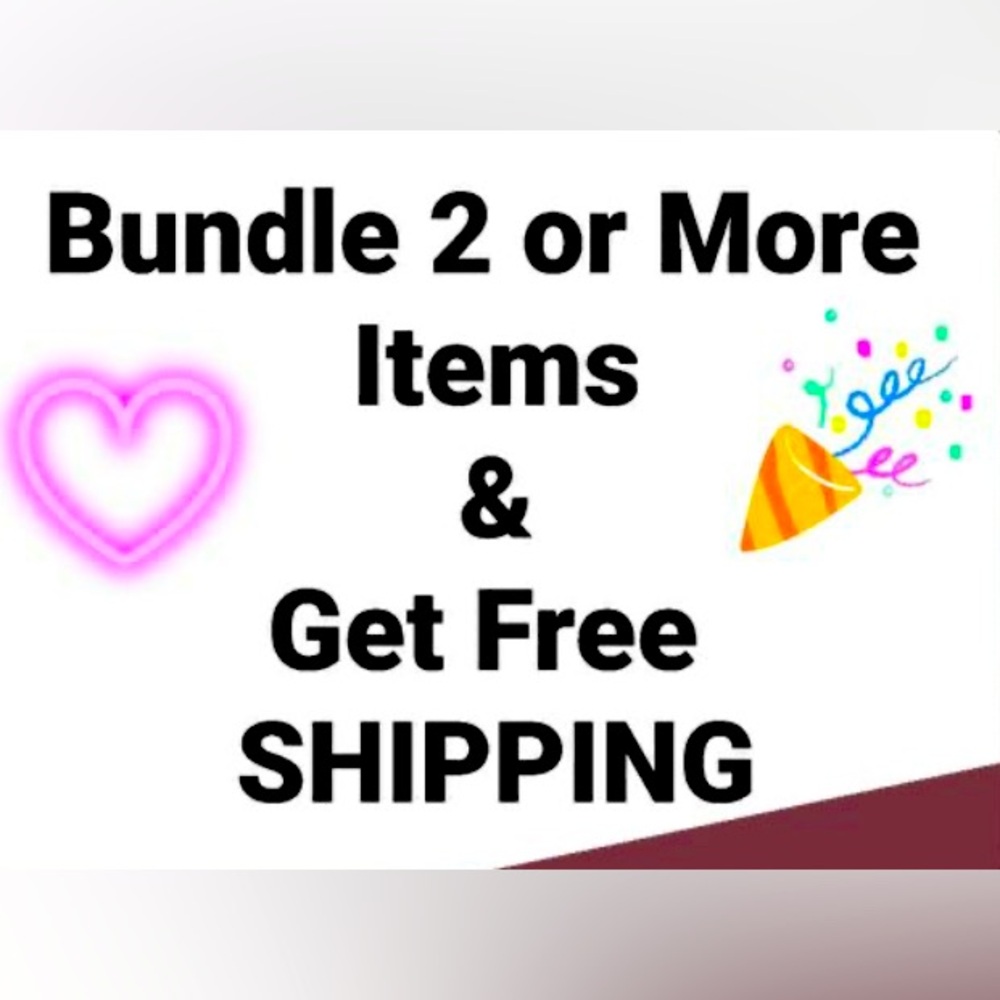 FREE SHIPPING ON BUNDLES OF 2 or more items!